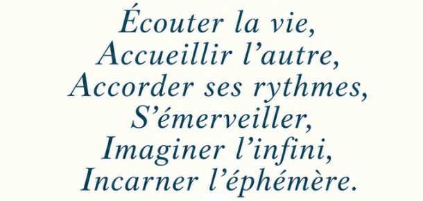 Texte proposant une signification aux lettres du nom de l'association
